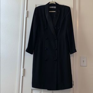 Tuxedo Dress|Vintage Liz Claiborne Black Size 10